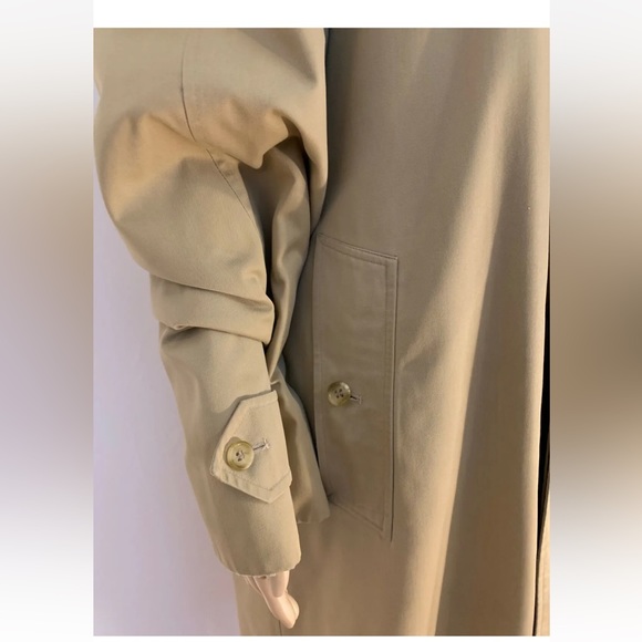 ❌SOLD❌Vintage Oversized BURBERRY Nova Check British Khaki Trench - Mint! - Picture 6 of 16